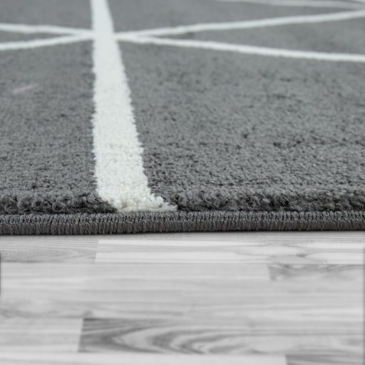 Nagymeretu modern szonyeg gyemant mintaval - szurke 240x320 cm