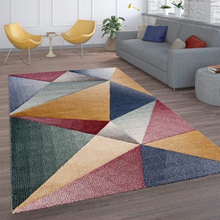 Modern szőnyeg 3D geometria mintás színes szőnyeg 60x110 cm