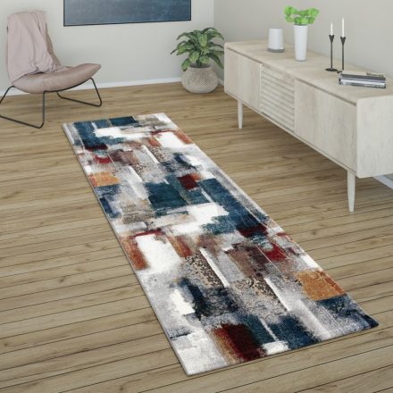 Színes modern festett szőnyeg rövid szálú design szőnyeg 80x300 cm