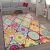 Mandala retro design szőnyeg - színes 80x150 cm