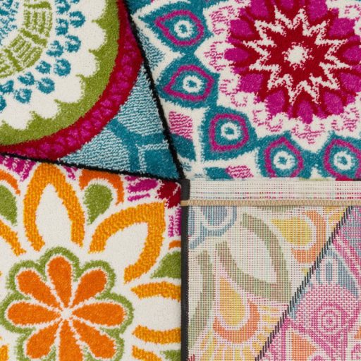 Nagymeretu nappali szonyeg - szines szonyeg, retro, mandala mintaval, 200x290 cm