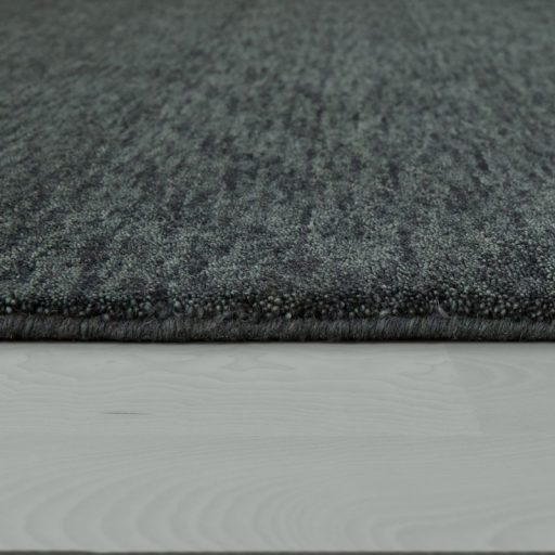 Nagymeretu nappali szonyeg - kezi csomozasu, egyszinu, antracit, 240x340 cm, Gabbeh