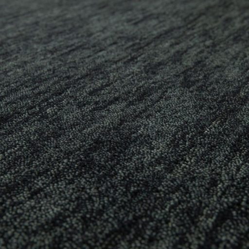 Nagymeretu nappali szonyeg - kezi csomozasu, egyszinu, antracit, 240x340 cm, Gabbeh