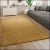 Shaggy szőnyeg puha hosszú szálú design szőnyeg mustár 160x220 cm