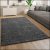Shaggy szőnyeg puha hosszú szálú design szőnyeg antracit 300x400 cm