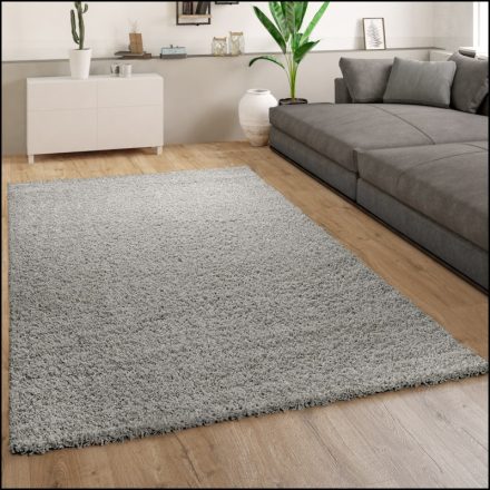 Shaggy szőnyeg puha hosszú szálú design szőnyeg szürke 300x400 cm