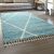 Shaggy szőnyeg art deco design türkiz 240x340 cm