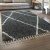 Shaggy szőnyeg art deco design antracit 120x170 cm