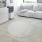 Pluss shaggy szonyeg - puha, krem szonyeg 200 cm kerek