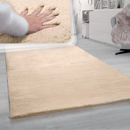 Shaggy szőnyeg plüss hatású puha szőnyeg antracit 150x170 cm ovális