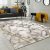 3D hatású designer szőnyeg absztrakt márvány mintás szürke-arany 240x340 cm