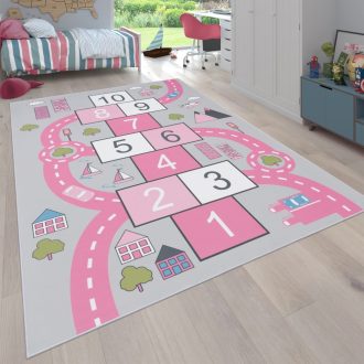 Rozsaszin gyerekszonyeg ugroiskola jatszoszonyeg 80x150 cm