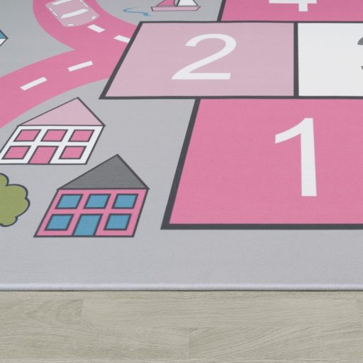 Rozsaszin gyerekszonyeg ugroiskola jatszoszonyeg 100x200 cm