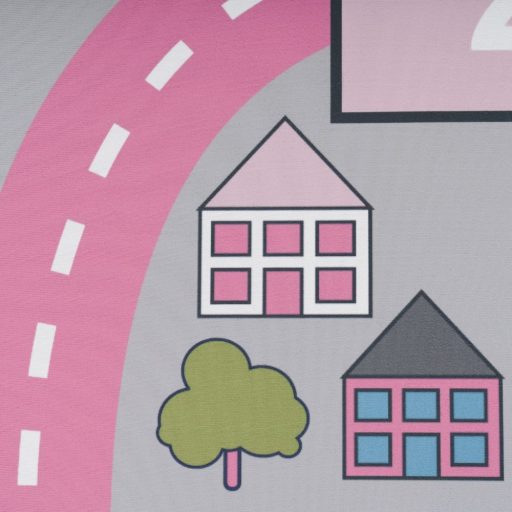 Rozsaszin gyerekszonyeg ugroiskola jatszoszonyeg 100x200 cm