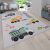 Csúszásmentes gyerekszőnyeg útépítés - színes gyerekszoba szőnyeg kisfiúknak 160x220 cm