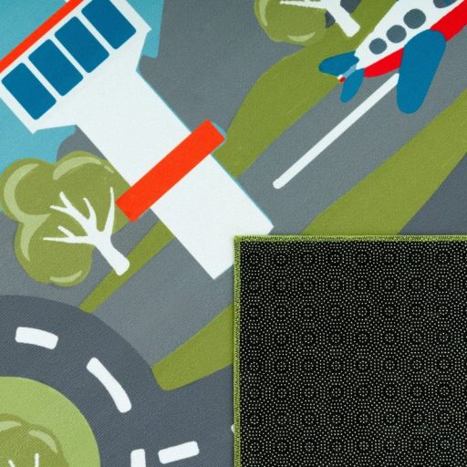 zold jatszoszonyeg kisfiuknak gyerekszobaba 100x200 cm