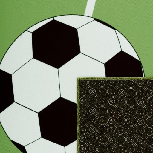 zold focipalya mintas gyerekszonyeg fiuknak 140x200 cm