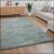 Eden Shaggy szőnyeg egyszínű szőnyeg türkiz 280x380 cm