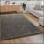 Eden Shaggy szőnyeg egyszínű szőnyeg antracit 120x160 cm