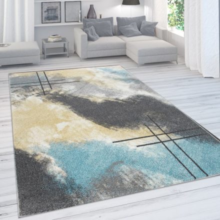 Mira absztrakt mintás design szőnyeg sárga 160x220 cm