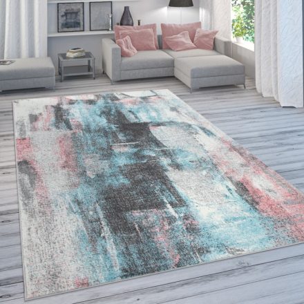 Designer szőnyeg színes pasztel absztrakt mintás 200x280 cm