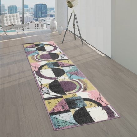 Modern szőnyeg absztrakt mintás designer szőnyeg színes 70x140 cm