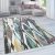Modern szőnyeg absztrakt mintás designer szőnyeg rombusz színes 200x280 cm