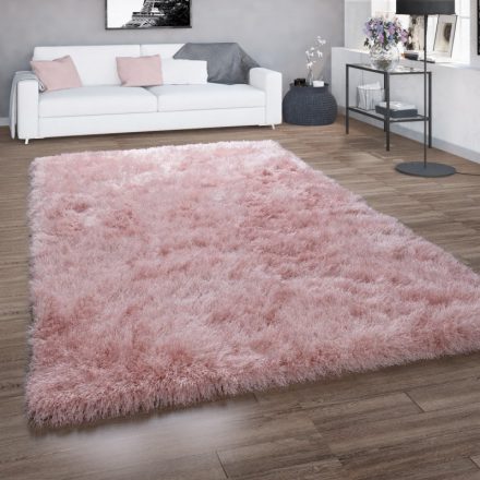 Star extra hosszú szálú Shaggy szőnyeg modern szőnyeg csillámos pink 80x150 cm