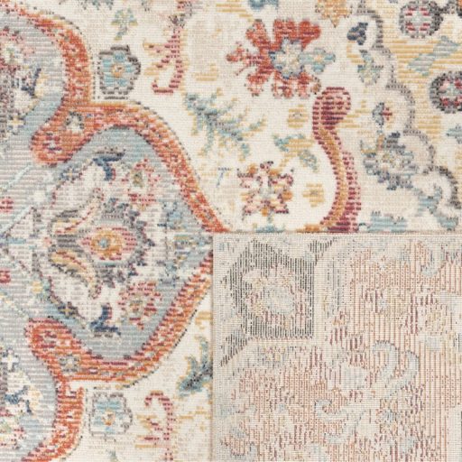 szurke keleti mintas kulteri szonyeg 140x200 cm