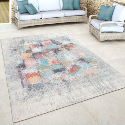 Kültéri szőnyeg pasztel vintage hatású színes 160x230 cm