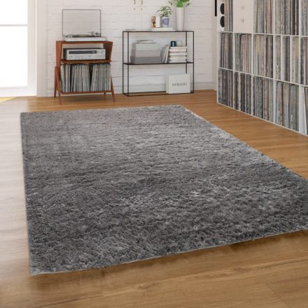 Shaggy szőnyeg egyszínű puha bolyhos szőnyeg szürke 160x220 cm
