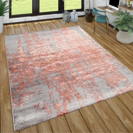 Designer szőnyeg festett hatású absztrakt piros 200x280 cm