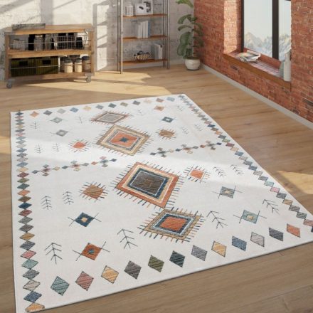 Krém ethno szőnyeg rövid szálú design szőnyeg 60x100 cm