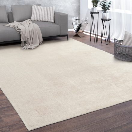 Krém puha mosható szőnyeg 120 cm kerek szőnyeg