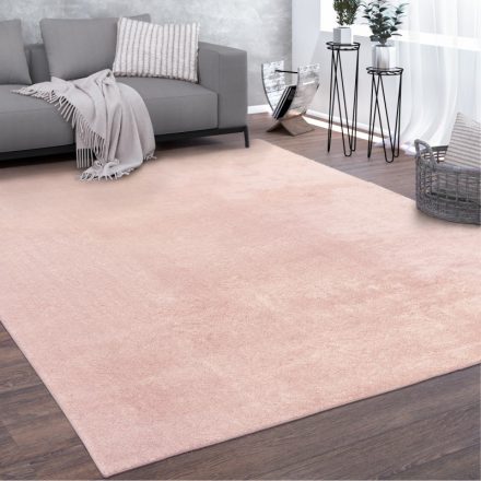 Rózsaszín puha mosható szőnyeg 240x340 cm