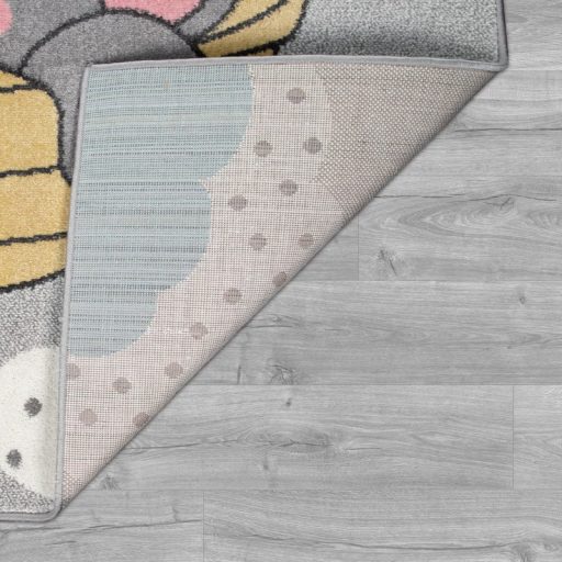 Gyerekszoba szonyeg 3D szurke kiselefant 80x150 cm