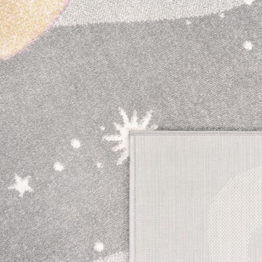 nagymeretu gyerekszonyeg szurke bolygo mintaval 240x340 cm