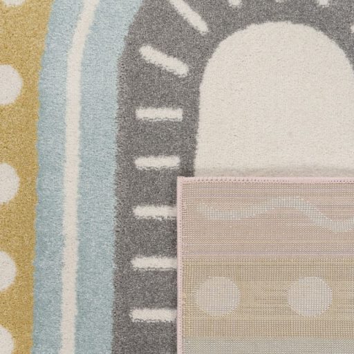 Szivárvány formaszőnyeg színes gyerek szőnyeg 120x160 cm