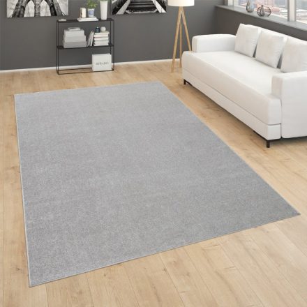 Egyszínű modern szőnyeg ezüstszürke 240x340 cm