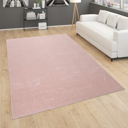 Egyszínű modern szőnyeg - rózsaszín 160 cm négyzet alakú