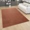 Egyszinu rozsdabarna modern szonyeg nappaliba 60x100 cm