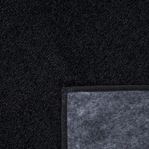 Egyszinu fekete modern szonyeg nappaliba 120x170 cm