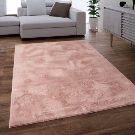 Shaggy szőnyeg mosható plüss hatású szőnyeg - rózsaszín 140x200 cm