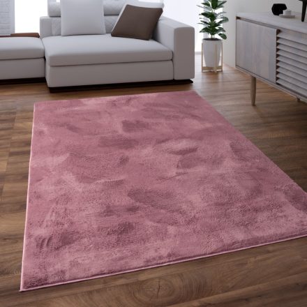 Shaggy szőnyeg mosható plüss hatású szőnyeg - pink 80x150 cm