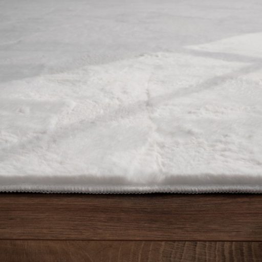 Shaggy szonyeg - puha, moshato, pluss, csuszasmentes, feher, 120x170 cm