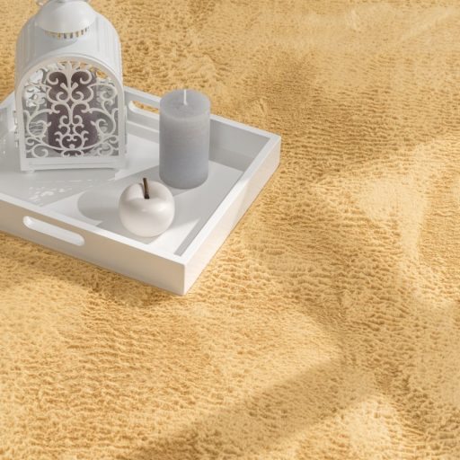 Shaggy szonyeg - puha, moshato, pluss, csuszasmentes, sarga, 160x220 cm