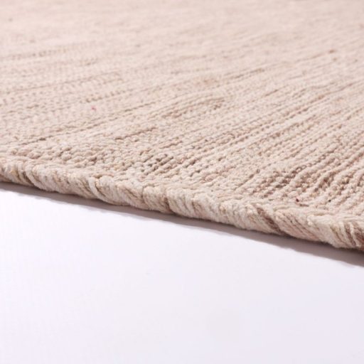 Kilim nappali szonyeg - kezi csomozasu, pamut, bezs, 60x110 cm