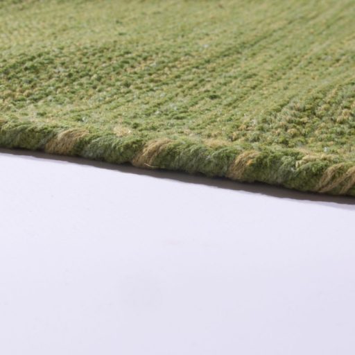 Kilim nappali szonyeg - kezi csomozasu, pamut, zold, 160x220 cm