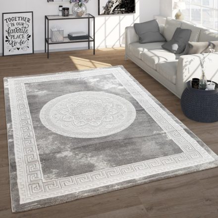 Klasszikus vintage hatású design szőnyeg barokk mintával szürke 240x340 cm