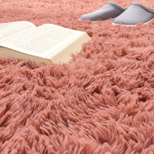 Shaggy szonyeg - bolyhos, puha, csuszasmentes, fukszia, 160x220 cm, Sunny